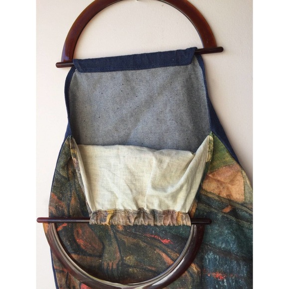 Unique PAUL GAUGUIN Art Painting Canvas Denim Tote Bag Purse - Picture 3 of 6